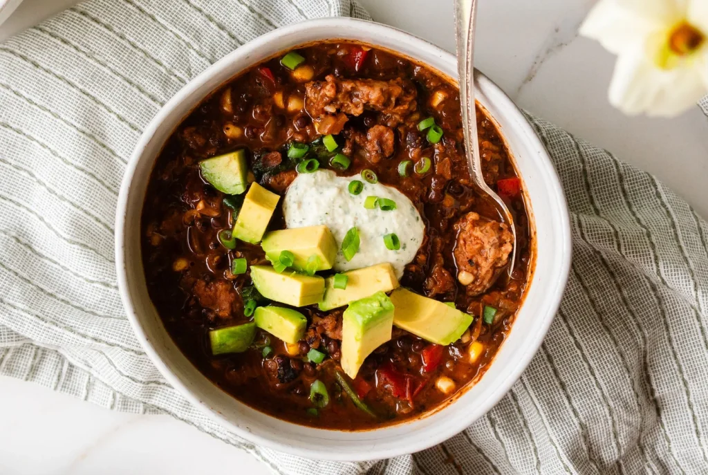 Plant-Based Beef Lentil Chili